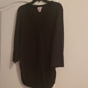 XL thin black sweater like maternity top